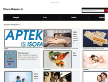 Tablet Screenshot of oficyna-medyczny.pl